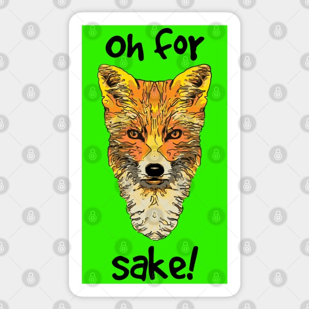 Oh For Fox Sake Sticker by ardp13